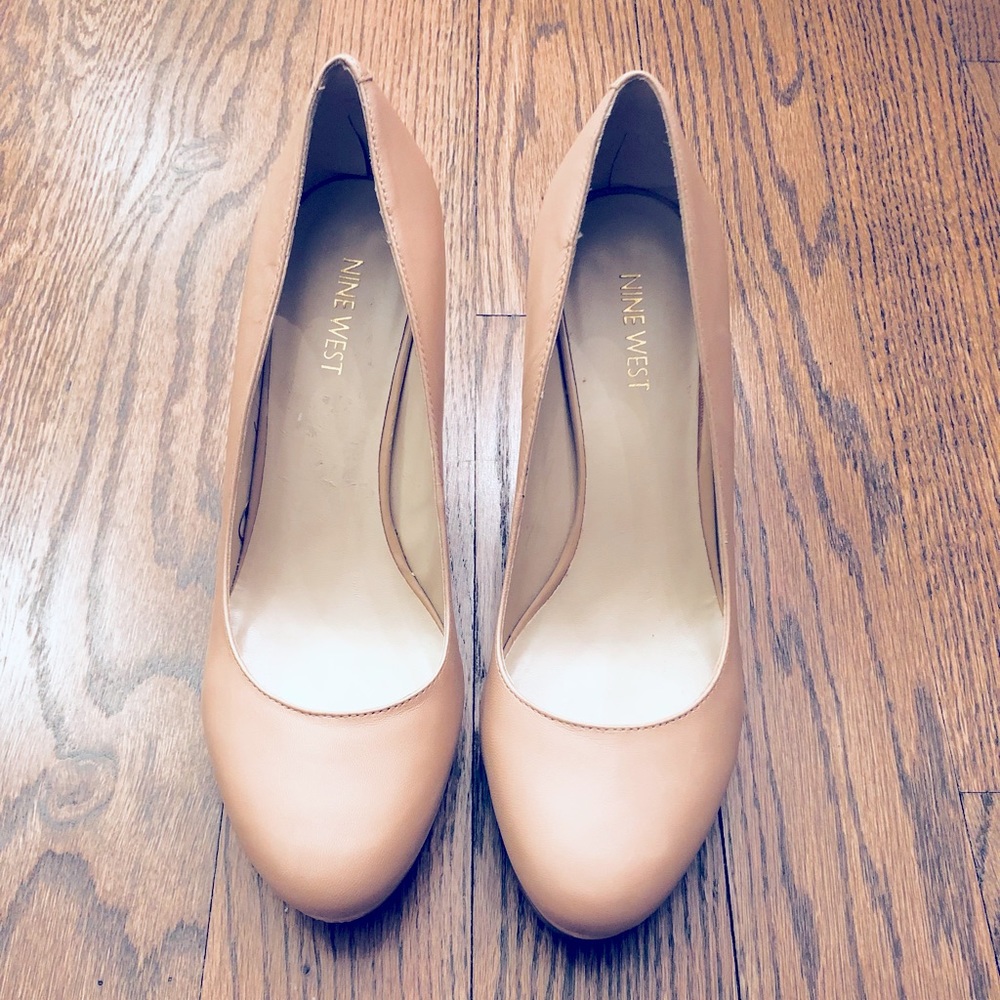Nine West Nude Pump 3.5” Heel